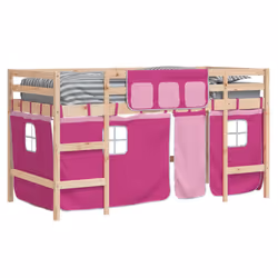 VidaXL 3206957 lettino per bambini Rosa Poliestere - Vista aggiuntiva 4