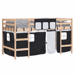 VidaXL 3206964 lettino per bambini Nero, Bianco Poliestere - Vista aggiuntiva 4