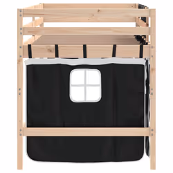 VidaXL 3206964 lettino per bambini Nero, Bianco Poliestere - Vista aggiuntiva 8