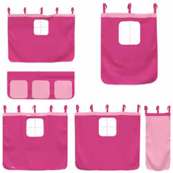 VidaXL 3206966 lettino per bambini Rosa Poliestere - Vista aggiuntiva 7