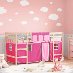 VidaXL 3206975 lettino per bambini Rosa Poliestere