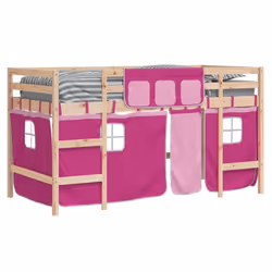 VidaXL 3206975 lettino per bambini Rosa Poliestere - Vista aggiuntiva 4