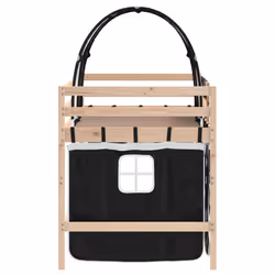 VidaXL 3206991 lettino per bambini Nero, Bianco Poliestere - Vista aggiuntiva 7