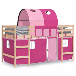 VidaXL 3206993 lettino per bambini Rosa Poliestere - Vista aggiuntiva 3