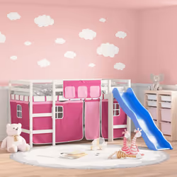 VidaXL 3207023 lettino per bambini Rosa Poliestere