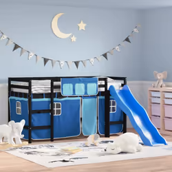 VidaXL 3207034 lettino per bambini Blu Poliestere