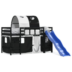 VidaXL 3207060 lettino per bambini Nero, Bianco Poliestere
