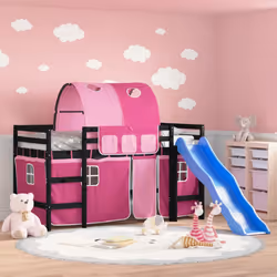 VidaXL 3207062 lettino per bambini Rosa Poliestere