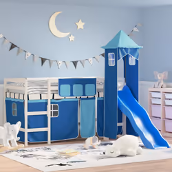 VidaXL 3207076 lettino per bambini Blu Poliestere