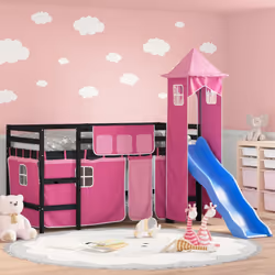 VidaXL 3207080 lettino per bambini Rosa Poliestere
