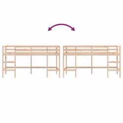 VidaXL 835895 lettino per bambini Legno - Vista aggiuntiva 7