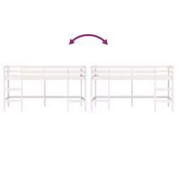 VidaXL 835901 lettino per bambini Legno - Vista aggiuntiva 8