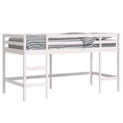 VidaXL 835902 lettino per bambini Bianco Legno - Vista aggiuntiva 4