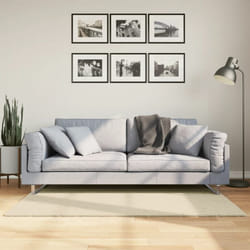 Tappeto a Pelo Corto HUARTE Morbido e Lavabile Crema 80x150 cm vidaXL14872
