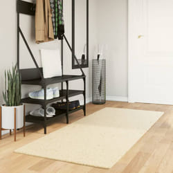 Tappeto a Pelo Corto huarte Morbido e Lavabile Crema 80x200 cm Vidaxl 52716