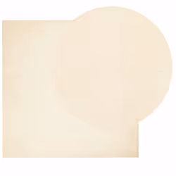 Tappeto a Pelo Corto HUARTE Morbido e Lavabile Crema 160x160 cmcod mxl 109944 - Vista aggiuntiva 3