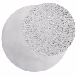 Tappeto a Pelo Corto HUARTE Morbido e Lavabile Grigio Ø 160 cmcod mxl 133940 - Vista aggiuntiva 3