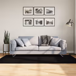 VidaXL 375112 tappeto Poliestere Nero - Vista aggiuntiva 2