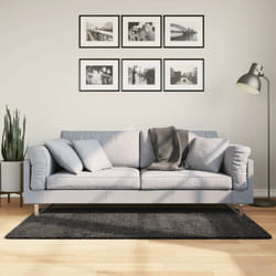 Vidaxl - Tappeto Shaggy a Pelo Lungo Moderno Antracite 80x150 cm 30621