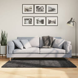 Vidaxl - Tappeto Shaggy a Pelo Lungo Moderno Antracite 120x170 cm 92072