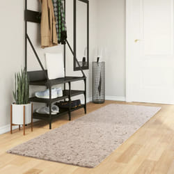 Vidaxl - Tappeto Shaggy a Pelo Lungo Moderno Beige 80x250 cm 42154
