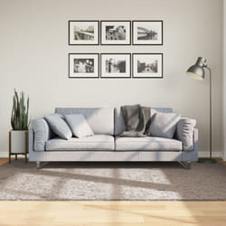Vidaxl - Tappeto Shaggy a Pelo Lungo Moderno Beige 160x230 cm 87098