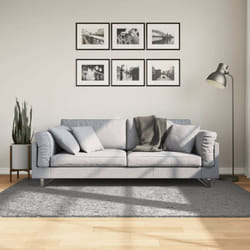 Vidaxl - Tappeto Shaggy a Pelo Lungo Moderno Grigio 140x200 cm 32299