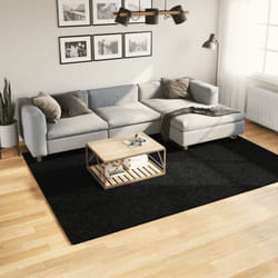 Vidaxl - Tappeto Shaggy a Pelo Lungo Moderno Nero 200x280 cm 72616