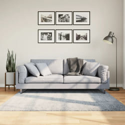 Vidaxl - Tappeto Shaggy a Pelo Lungo Moderno Blu 160x160 cm 56811