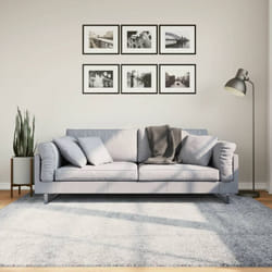 Vidaxl - Tappeto Shaggy a Pelo Lungo Moderno Blu 200x200 cm 93995