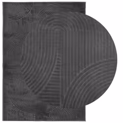 Tappeto IZA a Pelo Corto Aspetto Scandinavo antracite 140x200cmcod mxl 89577 - Vista aggiuntiva 3