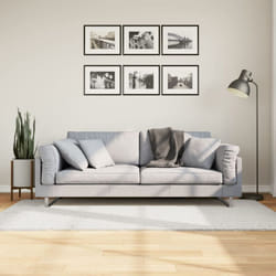 Vidaxl - Tappeto oviedo a Pelo Corto Grigio 100x200 cm 87112