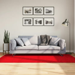 Vidaxl - Tappeto oviedo a Pelo Corto Rosso 100x200 cm 97964