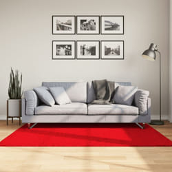 Vidaxl - Tappeto oviedo a Pelo Corto Rosso 120x170 cm 91181