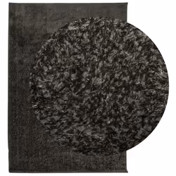Tappeto a Pelo Lucido Lungo ISTAN Effetto Antracite 140x200 cmcod mxl 109979 - Vista aggiuntiva 3