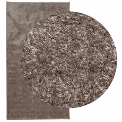 Tappeto a Pelo Lucido Lungo ISTAN Effetto Grigio 80x150 cmcod mxl 110031 - Vista aggiuntiva 3