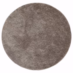 Tappeto a Pelo Lucido Lungo ISTAN Effetto Grigio Ø 100 cmcod mxl 86055 - Vista aggiuntiva 2