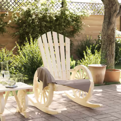 VidaXL 3207119 sedia da esterno Terrazzo Legno di pino