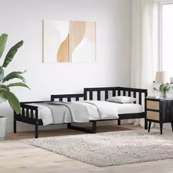VidaXL 840369 divano Divano letto Nero