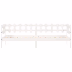 VidaXL 840377 divano Divano letto Bianco - Vista aggiuntiva 4
