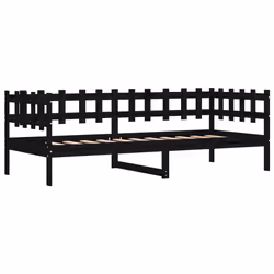 VidaXL 840378 divano Divano letto Nero - Vista aggiuntiva 4