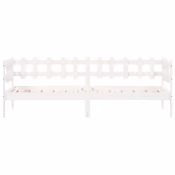 VidaXL 840380 divano Divano letto Bianco - Vista aggiuntiva 4