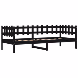 VidaXL 840381 divano Divano letto Nero - Vista aggiuntiva 4