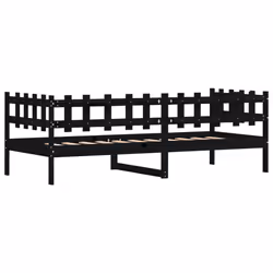VidaXL 840381 divano Divano letto Nero - Vista aggiuntiva 6