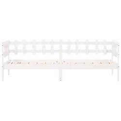 VidaXL 840383 divano Divano letto Bianco - Vista aggiuntiva 4