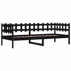 VidaXL 840384 divano Divano letto Nero - Vista aggiuntiva 4