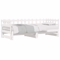 VidaXL 840386 divano Divano letto Bianco - Vista aggiuntiva 5