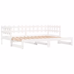 VidaXL 840392 divano Divano letto Bianco - Vista aggiuntiva 5