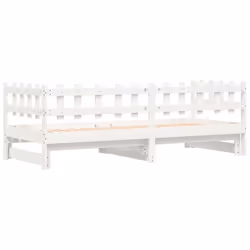 VidaXL 840392 divano Divano letto Bianco - Vista aggiuntiva 6