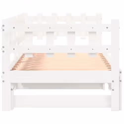 VidaXL 840392 divano Divano letto Bianco - Vista aggiuntiva 7